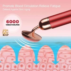 Electric Facial Roller Massager – Micro Vibration Face Lift Anti Wrinkle Skin Tightening Beauty Tool Pakistan