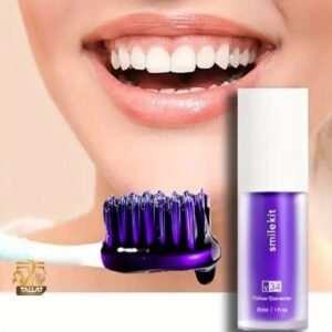 Hismile V37 Purple Teeth Whitening Toothpaste – Instant Yellow Teeth Color Corrector Bright Smile Toothpaste Pakistan