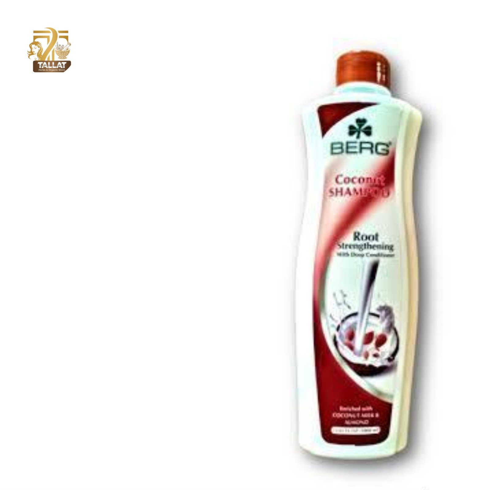Tallat Herbs Berg Coconut Root Strengthening Shampoo - Image 2