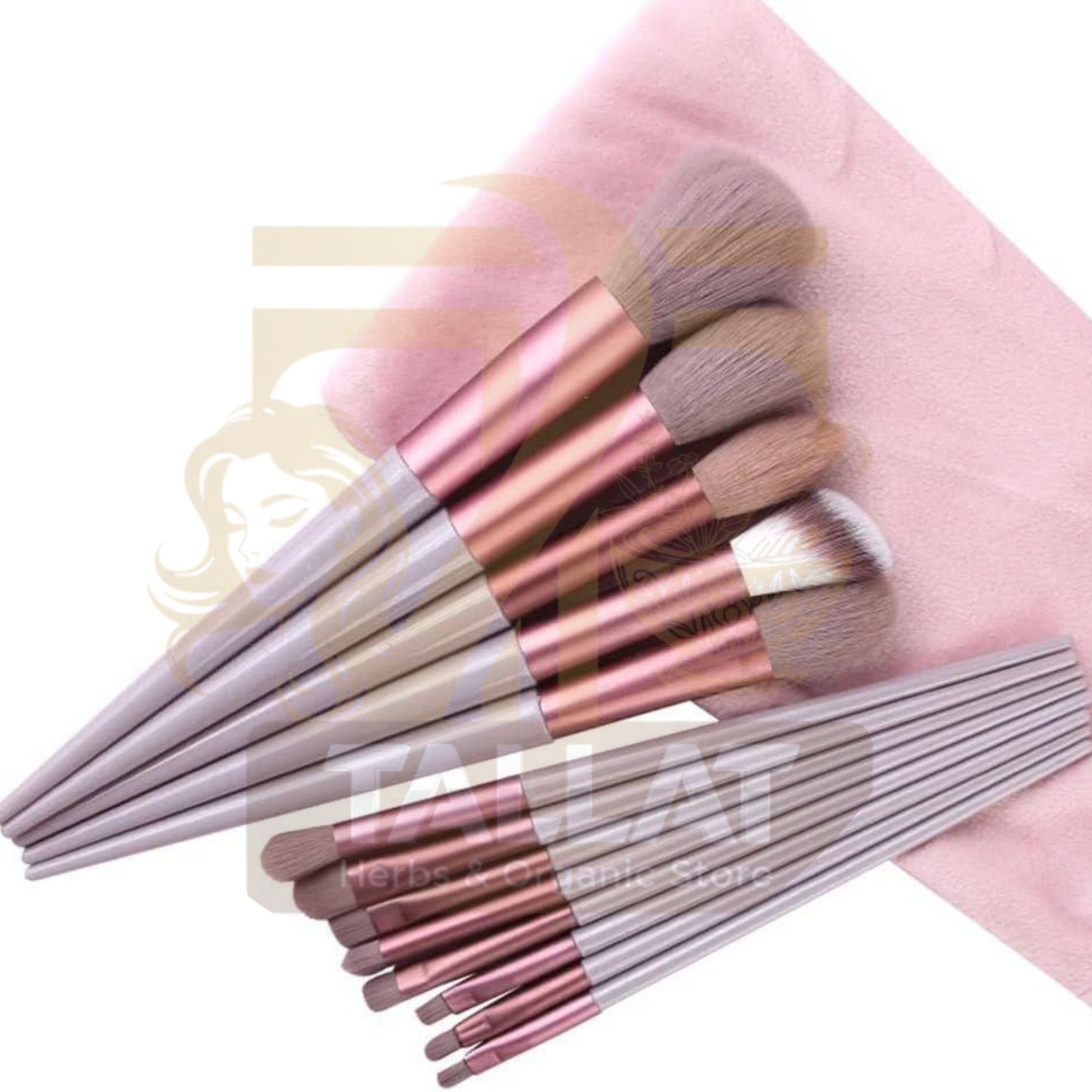 13 Pcs Makeup Brushes Set for Beginners – Eye Blending & Face Makeup Brush Kit Tallat Herbs & Organic Store - Image 2