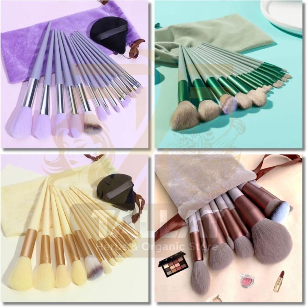 13 Pcs Makeup Brushes Set for Beginners – Eye Blending & Face Makeup Brush Kit  Tallat Herbs & Organic Store