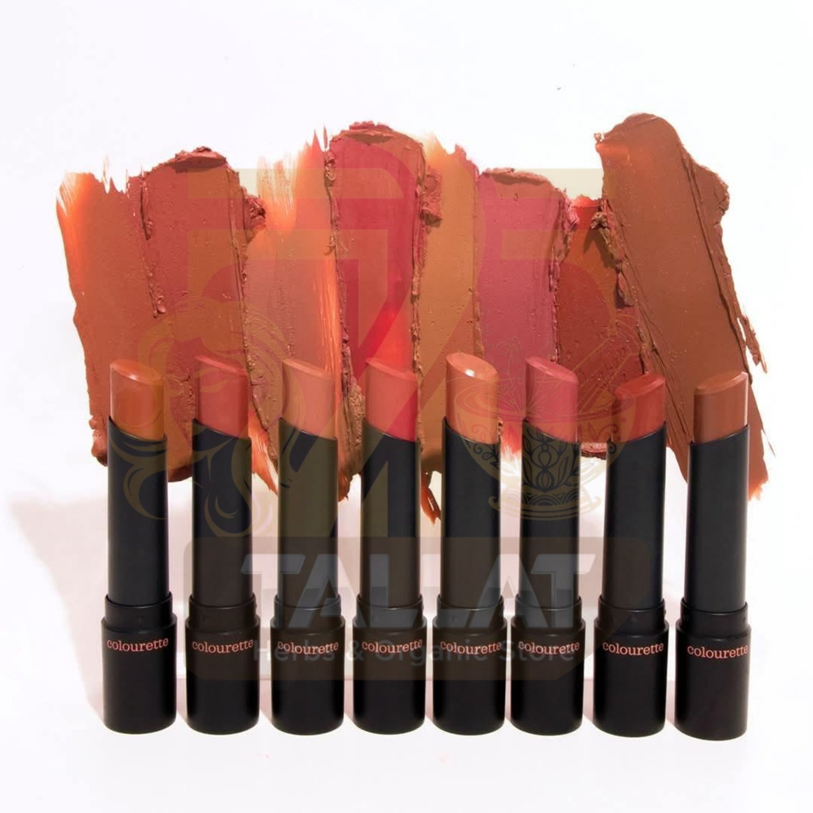 6 Pcs Matte Pink Lipstick Set Long Lasting Waterproof | Smooth Finish Lip Colors | Tallat Herbs & Organic Store - Image 6