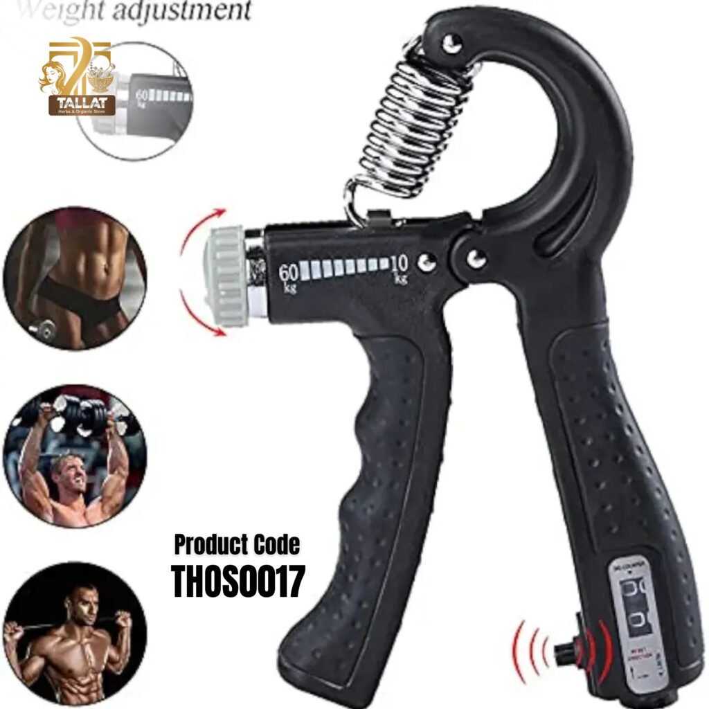 Adjustable Hand Grip Strengthener with Counter