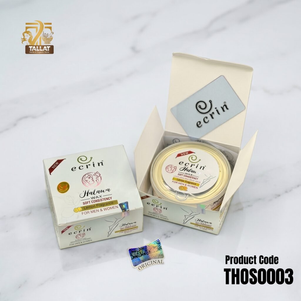 Ecrin Halawa Wax Lemon for Smooth Hair Removal in Pakistan | 100% Organic | Tallat Herbs