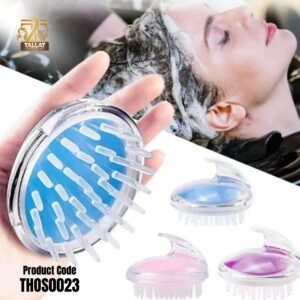 Premium Silicone Scalp Massager Brush | Deep Cleansing Shampoo Comb for Hair Growth & Dandruff Removal – Tallat Herbs