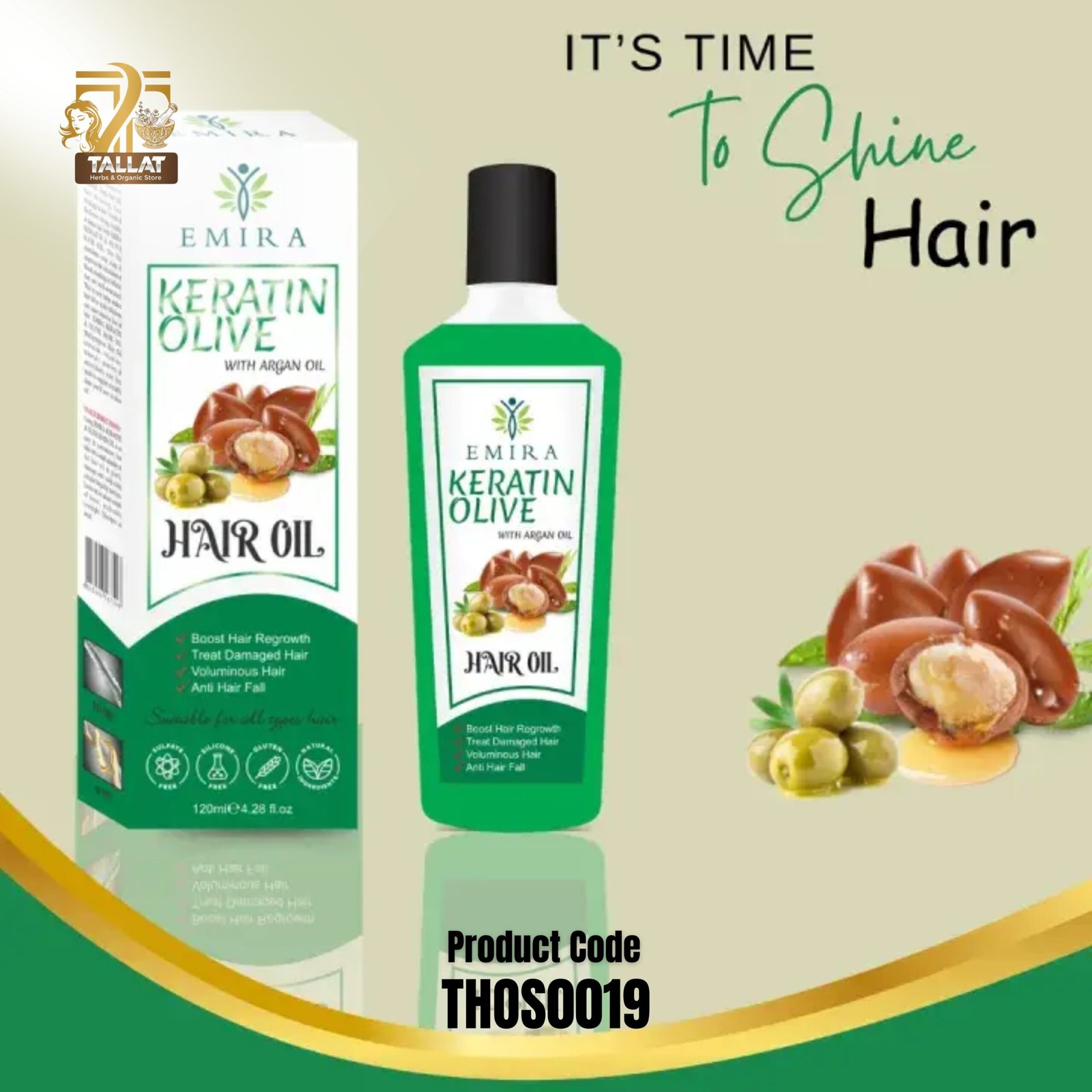 Keratin & Olive Hair Treatment by Emira - Image 2