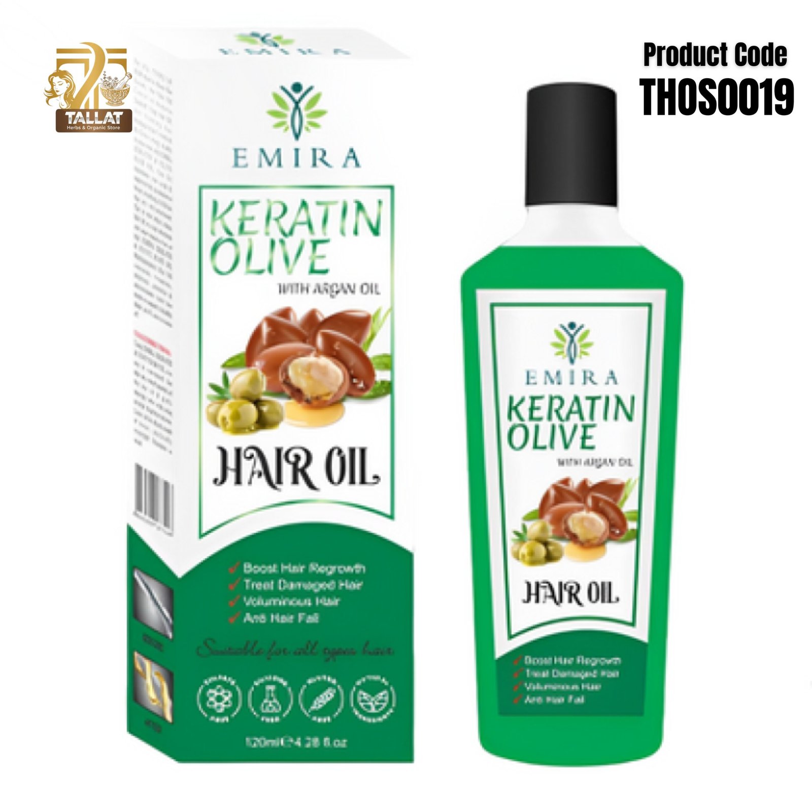 Keratin & Olive Hair Treatment by Emira