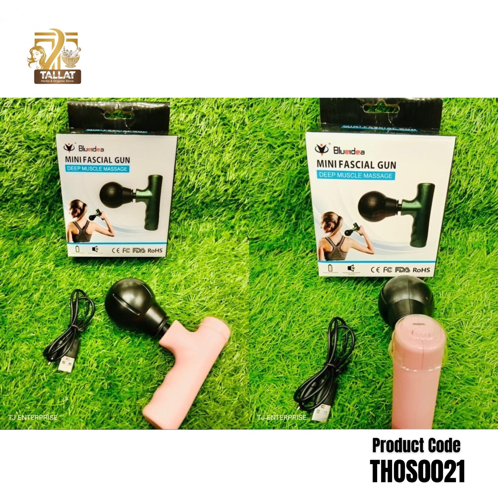 Rechargeable Mini Facial Massager Gun - Image 3