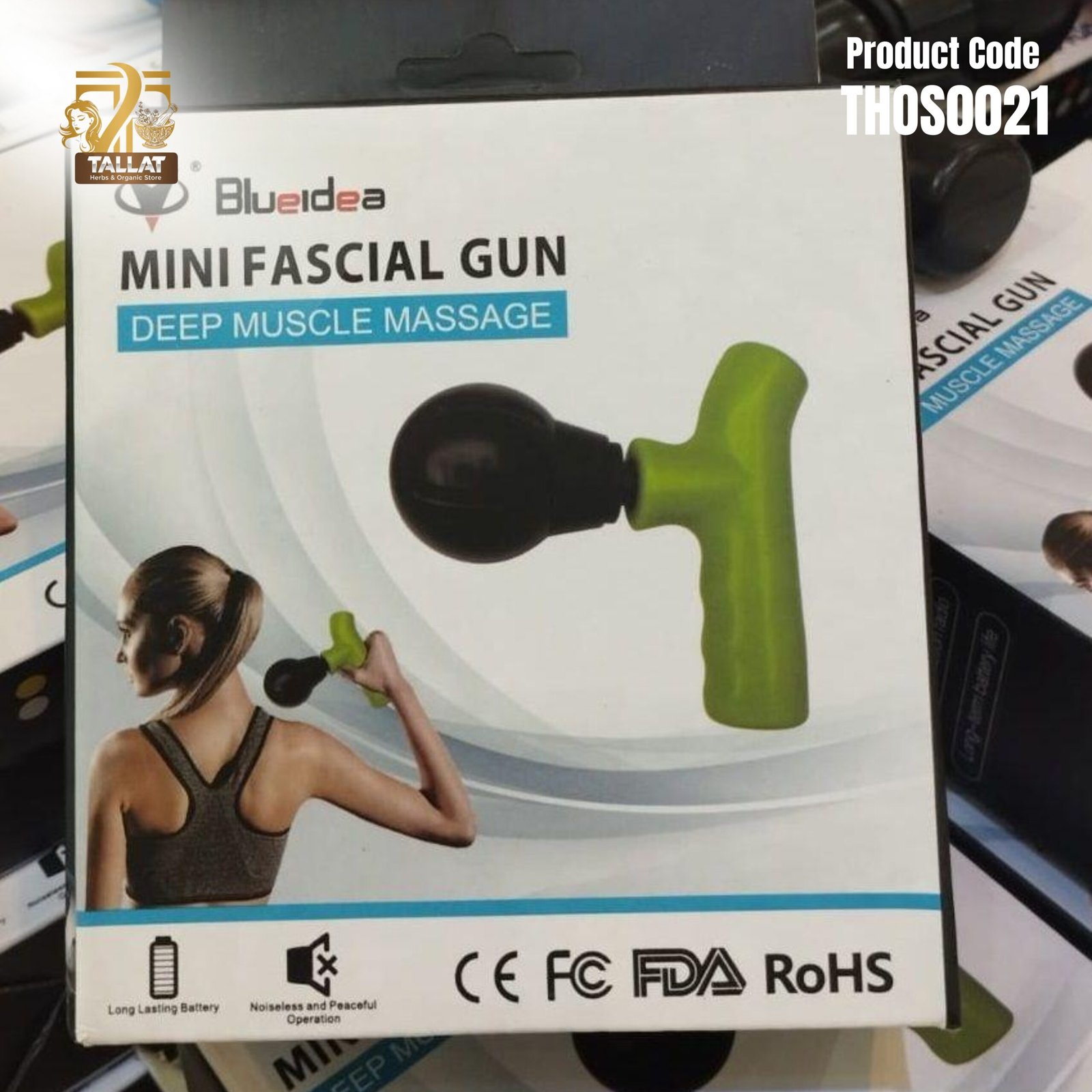 Rechargeable Mini Facial Massager Gun - Image 2