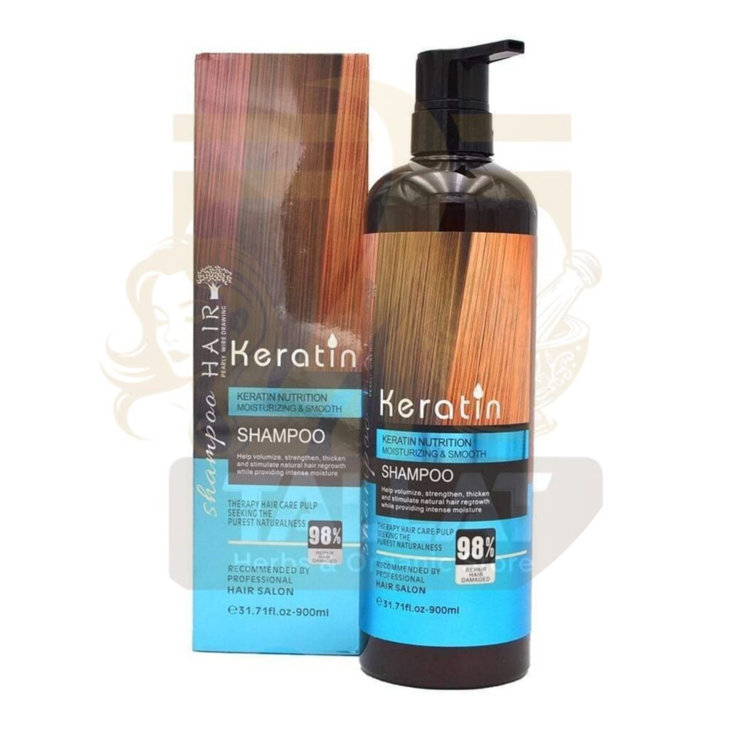 best-hair-keratin-shampoo-deep-cleansing-repair-hairfall-control-smooth-hair-tallat-herbs by Tallat Herbs