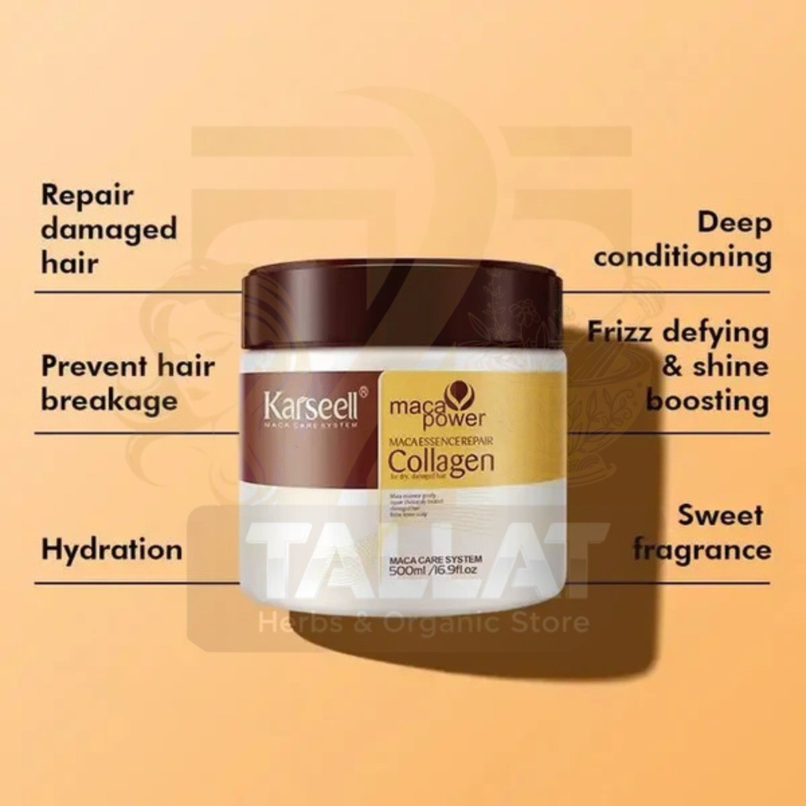 hair-mask-maca-collagen-deep-conditioning-repair-damaged-hair-soft-smooth-tallat-herbs by Tallat Herbs - Image 2