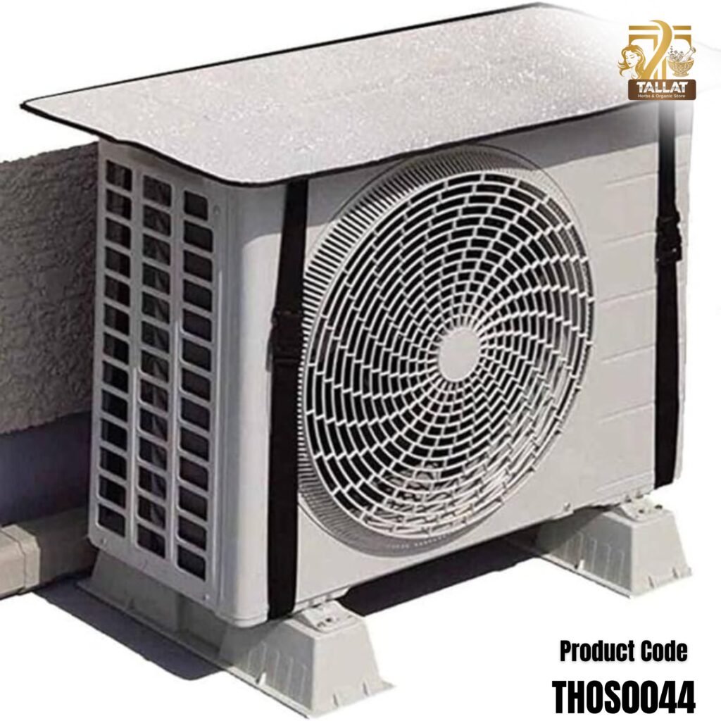 AC Outdoor Unit Protector Cover Heat Insulation Sunlight Shade Waterproof Dustproof Air Conditioner Outdoor Unit Rain Cover with Adjustable Buckle