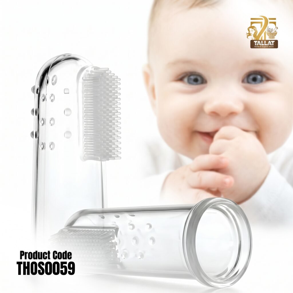 Baby Finger Toothbrush Soft Silicone Infant Tooth Brush with Storage Box Gentle Teeth and Gum Cleaning for Babies & Toddlers