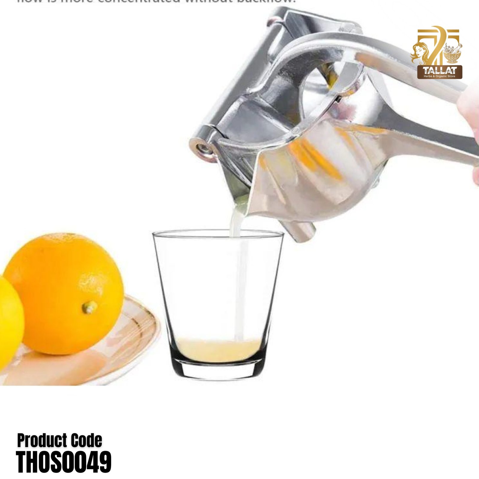 Big Size Manual Fruit Juicer Alloy Press – Heavy Duty Lemon Squeezer for Kitchen & Multipurpose Juice Extraction | Tallat Herbs - Image 2