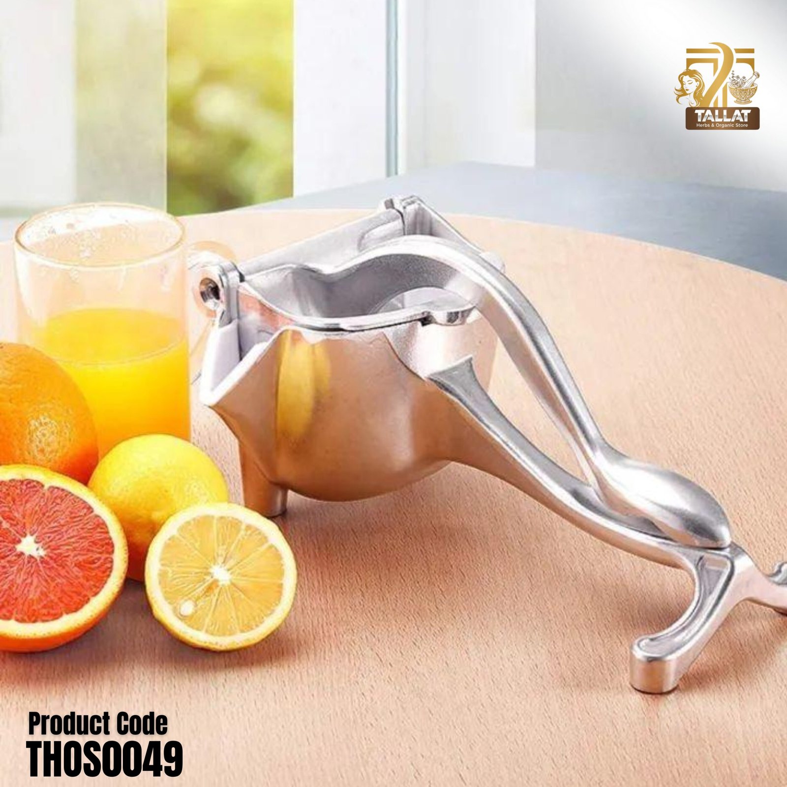 Big Size Manual Fruit Juicer Alloy Press – Heavy Duty Lemon Squeezer for Kitchen & Multipurpose Juice Extraction | Tallat Herbs - Image 6