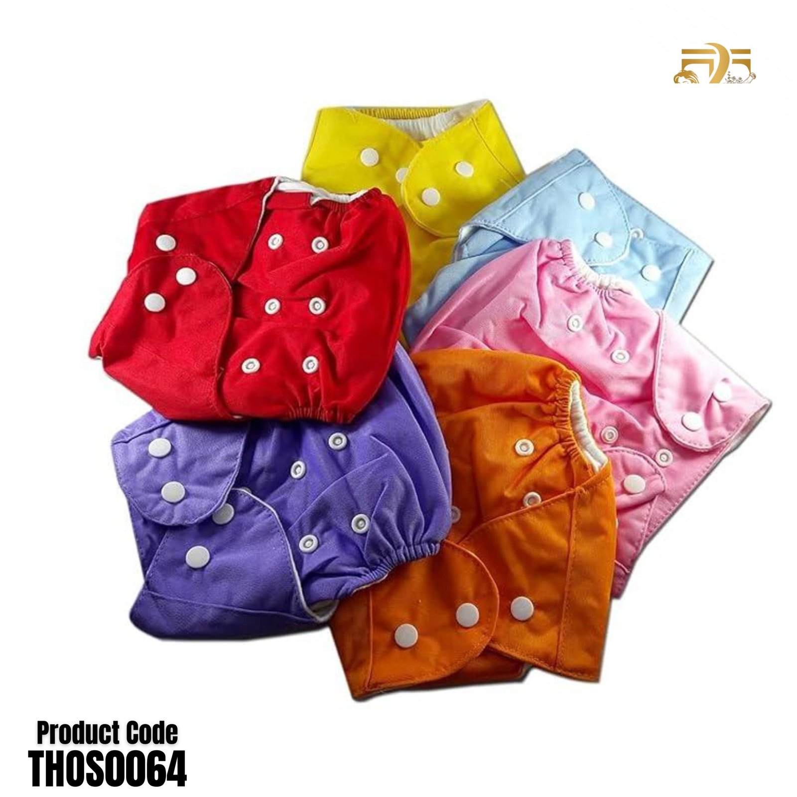 Button Diaper Adjustable Washable Cloth Diaper Reusable Soft Comfortable Baby Diaper for Infants and Toddlers - Image 5