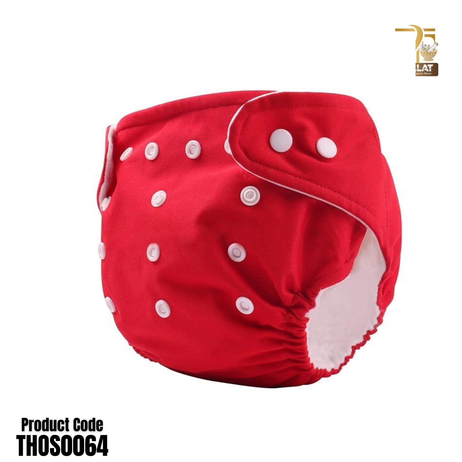 Button Diaper Adjustable Washable Cloth Diaper Reusable Soft Comfortable Baby Diaper for Infants and Toddlers - Image 2