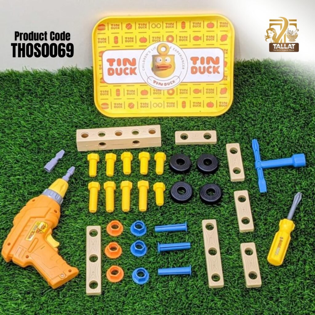 Electric Drill Build Toy Set Creative Construction Kit for Kids Educational DIY Building Toy with Tools