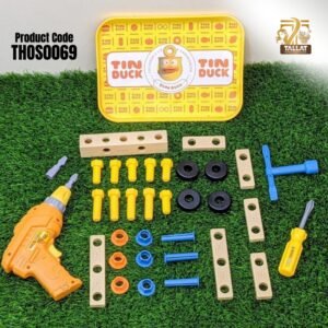 Electric Drill Build Toy Set Creative Construction Kit for Kids Educational DIY Building Toy with Tools