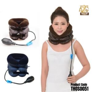 Inflatable Neck Stretcher Cervical Traction Device – Soft Air Neck Support Collar Pillow for Neck Pain, Stress & Spine Relief | Tallat Herbs