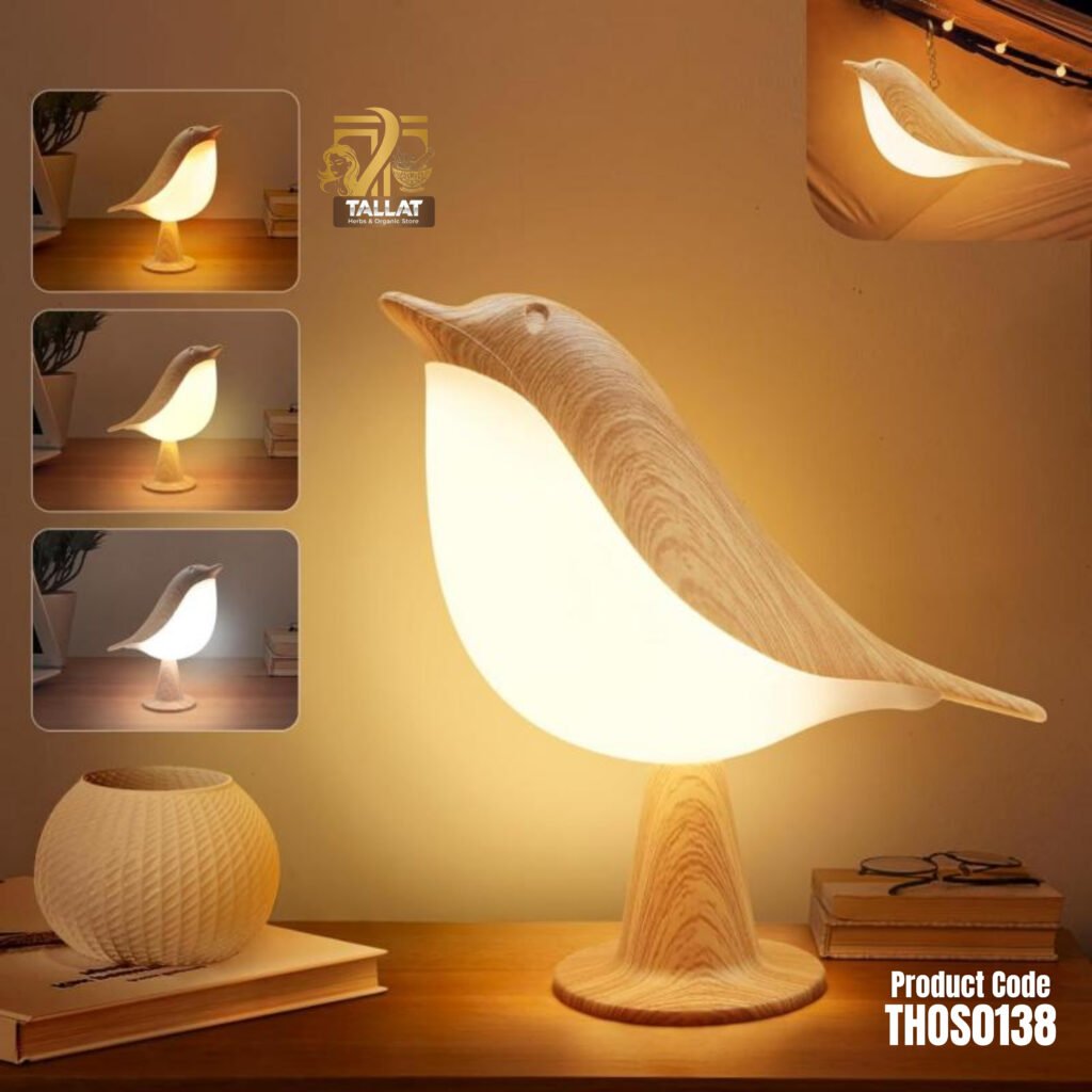 Bird Cordless Table Lamp – Rechargeable Desk Lamp with 3 Color Temperatures & Touch Sensor