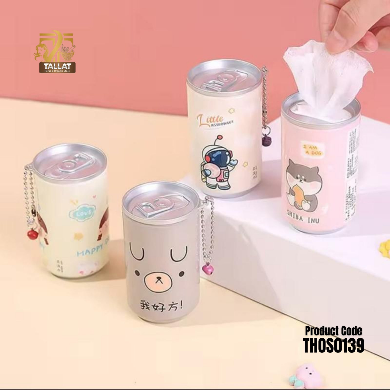 Pack of 30 Mini Portable Wipes with Can Packing – Compact Travel Tissue Wipes - Image 2