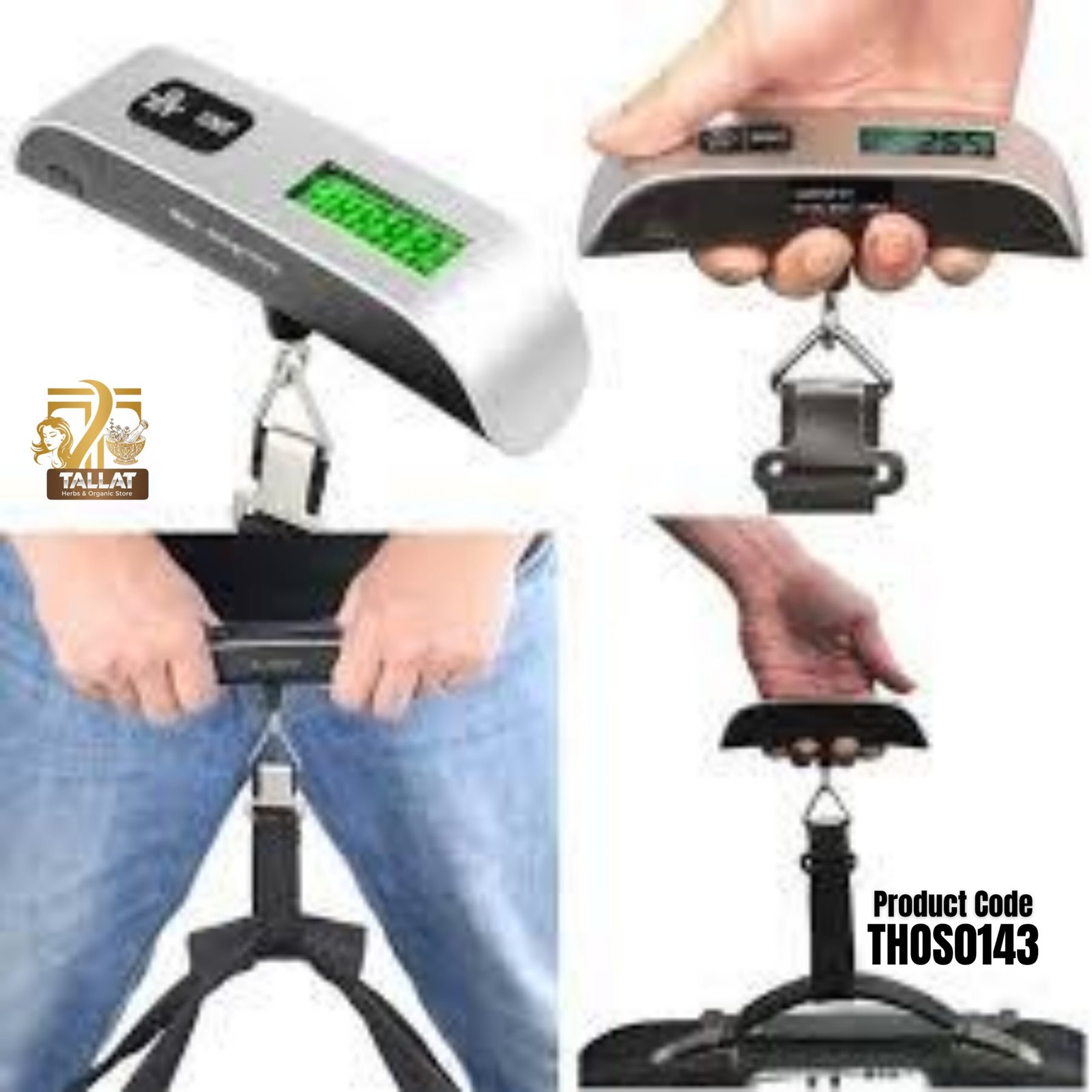 Digital Luggage Scale Handheld Travel Weight Scale with LCD Display - Image 2