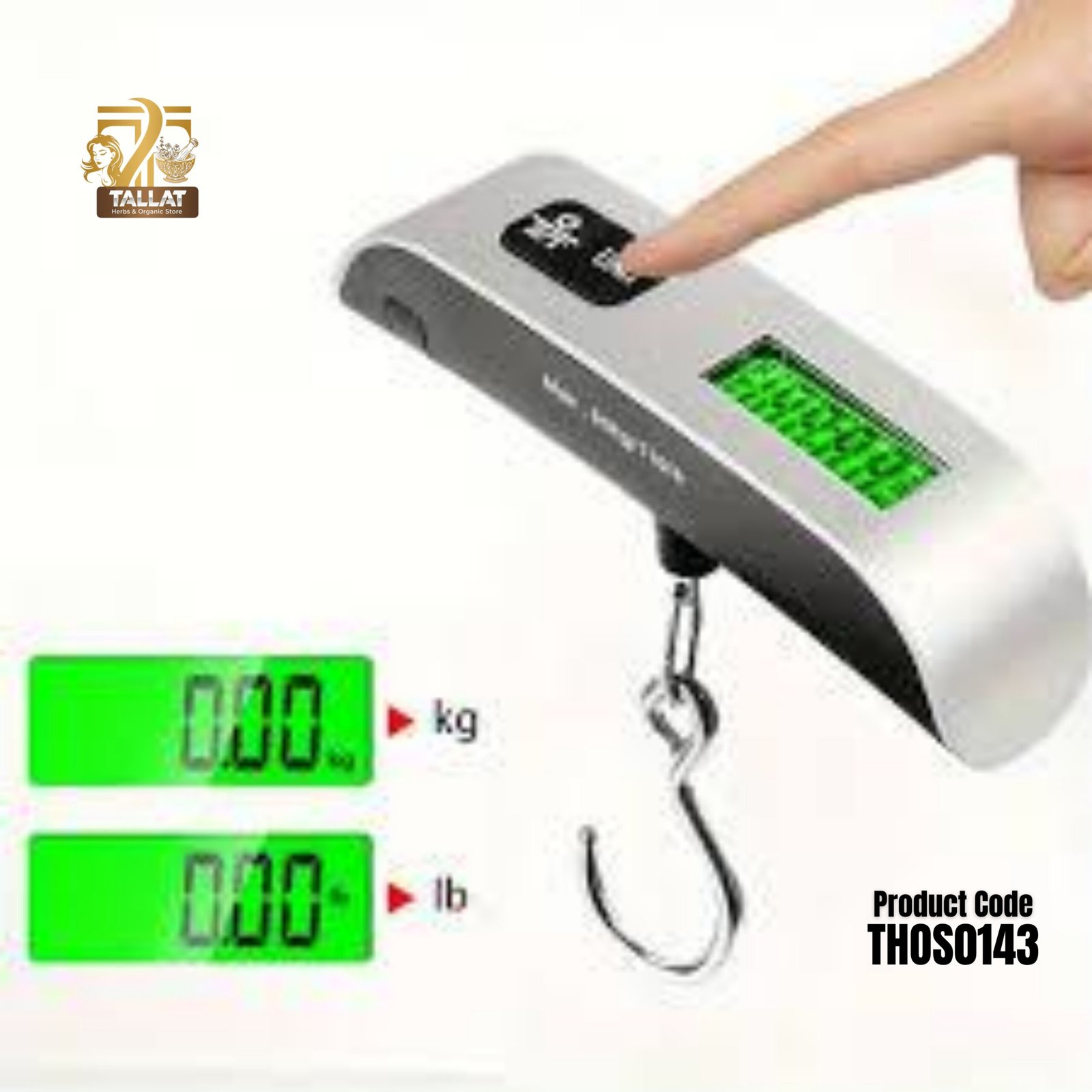 Digital Luggage Scale Handheld Travel Weight Scale with LCD Display - Image 3