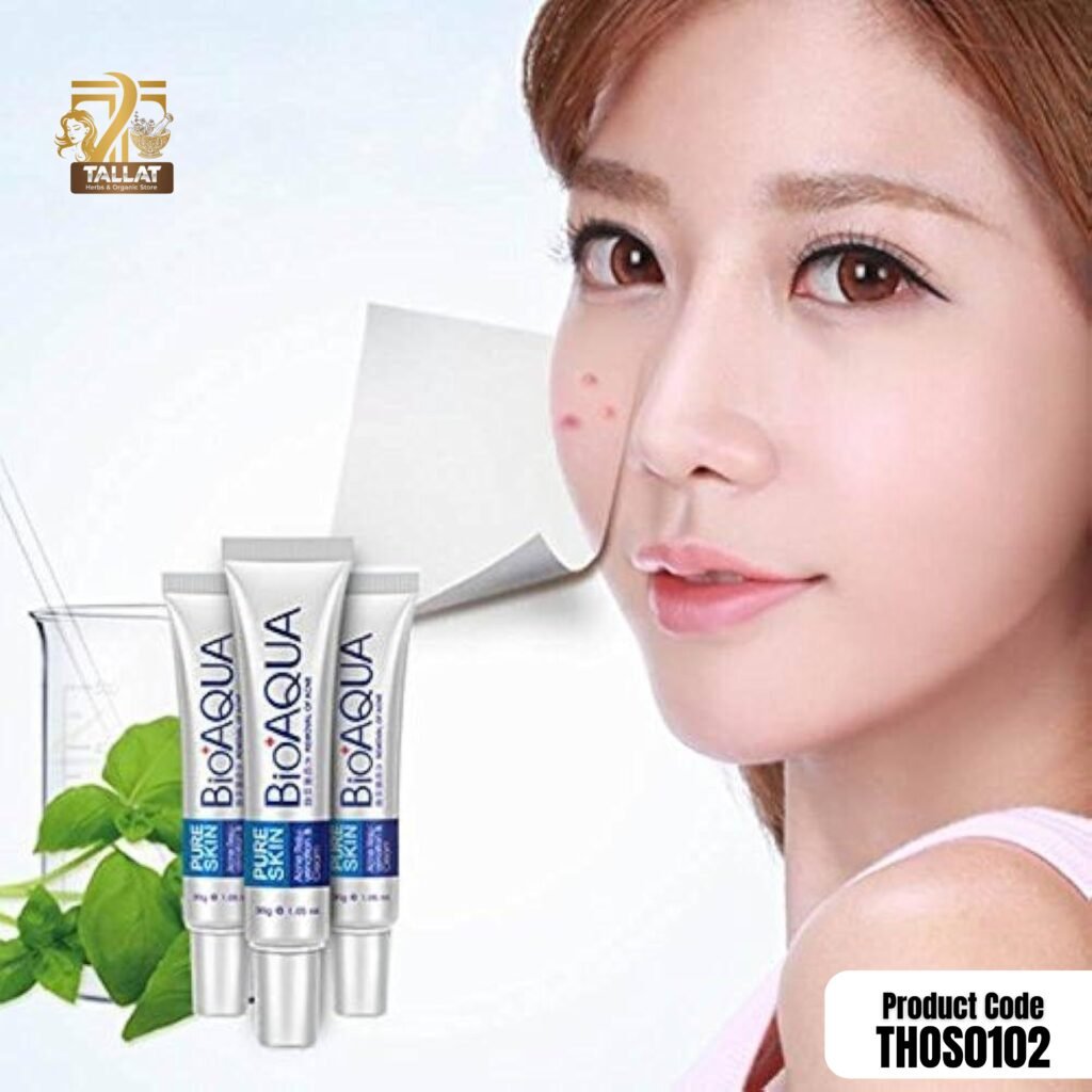 Bioaqua Acne Cream 30g – Face Skin Care Cream for Blemishes, Spots & Smooth-Looking Skin