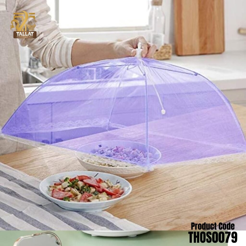 Foldable Mesh Food Cover Tent Pop-Up Kitchen Food Protector for Fruits, Meals, BBQ, Picnic and Outdoor Dining