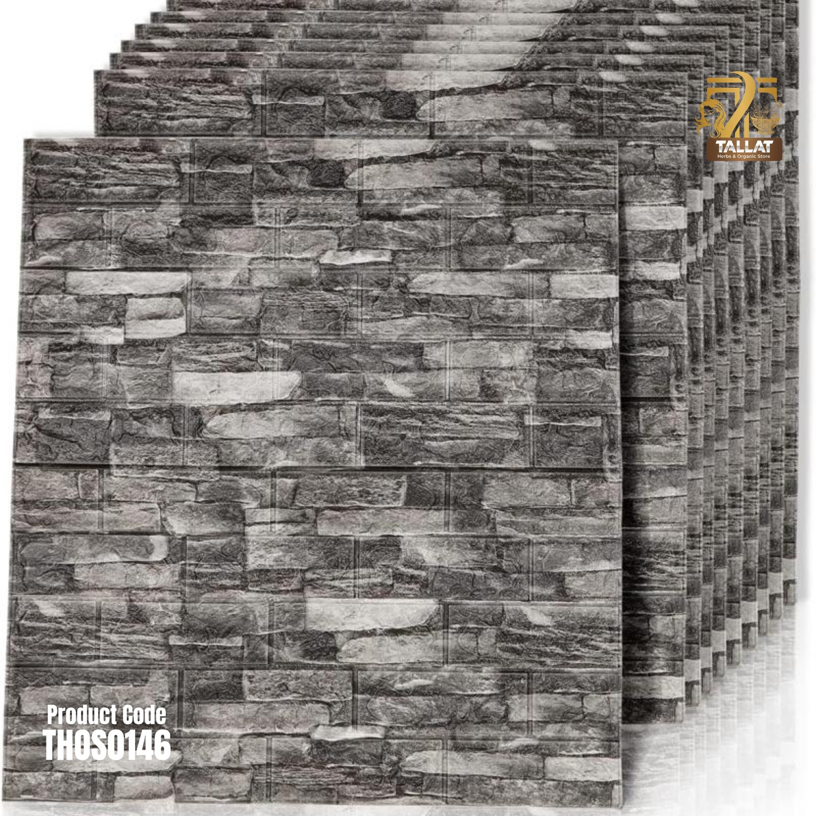 Granite Color Brick Wall Sheet – Self-Adhesive 3D Decorative Wall Panel for Home Decor - Image 3