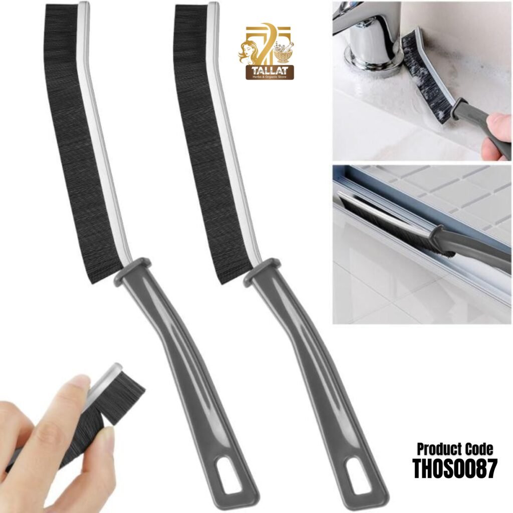 Hard Bristle Crevice Cleaning Brush – Multifunctional Gap Cleaning Tool for Kitchen, Bathroom, Toilet & Home