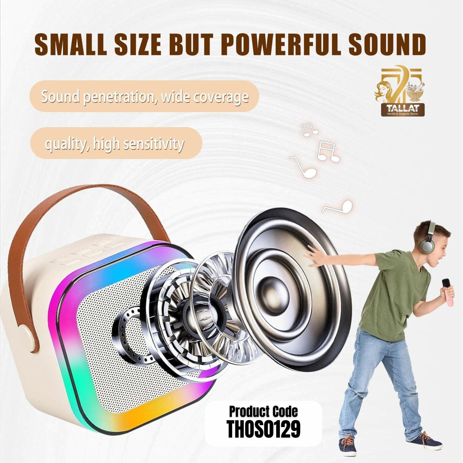 K12 Karaoke Machine Double Mic with Speaker – Portable Wireless Karaoke System for Kids & Adults - Image 2