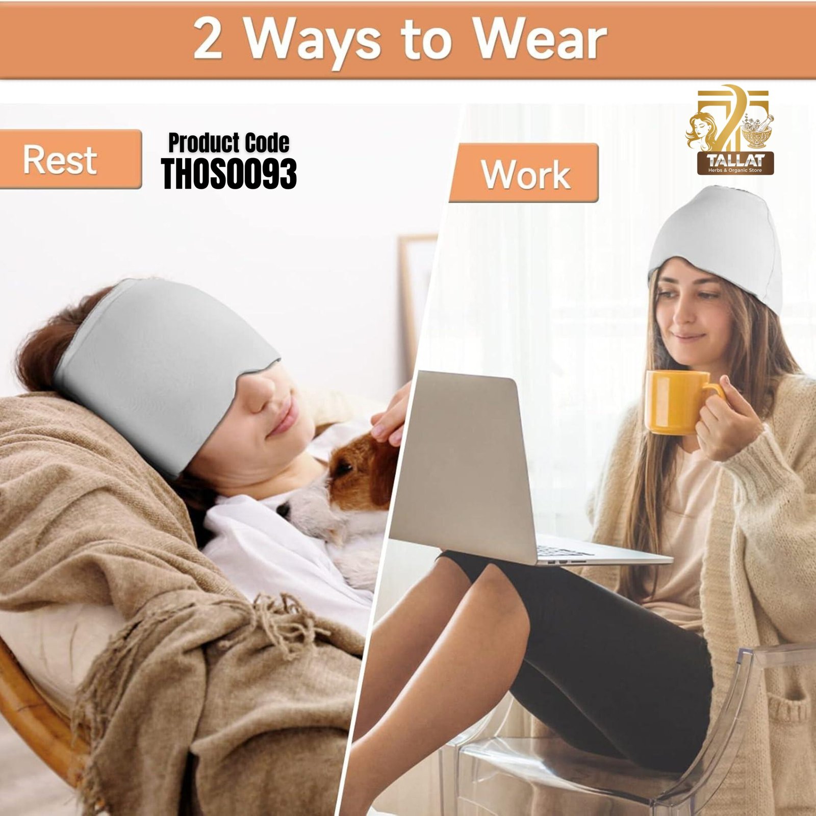Migraine Relief Ice Cap – Instant Cooling Therapy Cap for Headache, Stress & Relaxation - Image 2
