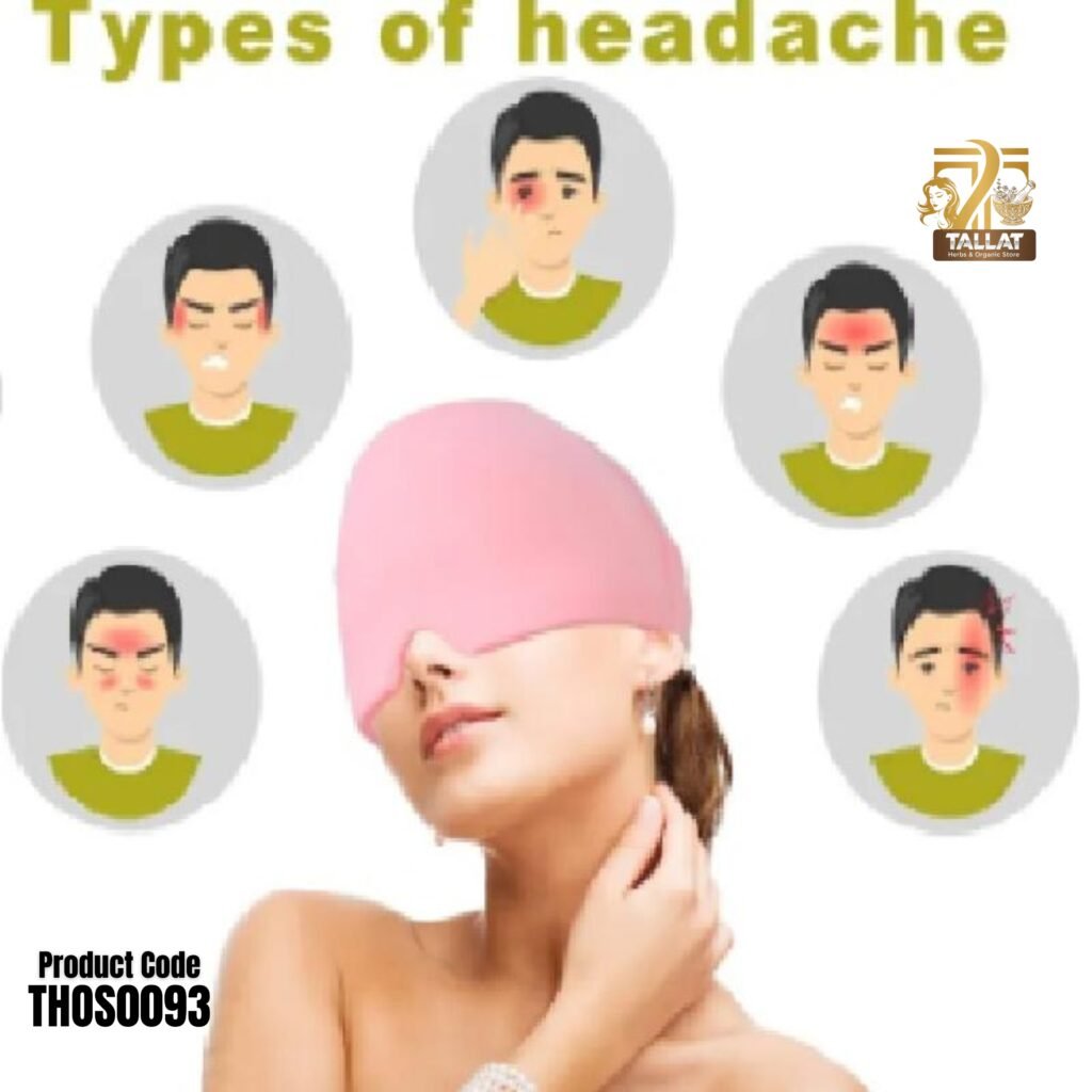 Migraine Relief Ice Cap – Instant Cooling Therapy Cap for Headache, Stress & Relaxation