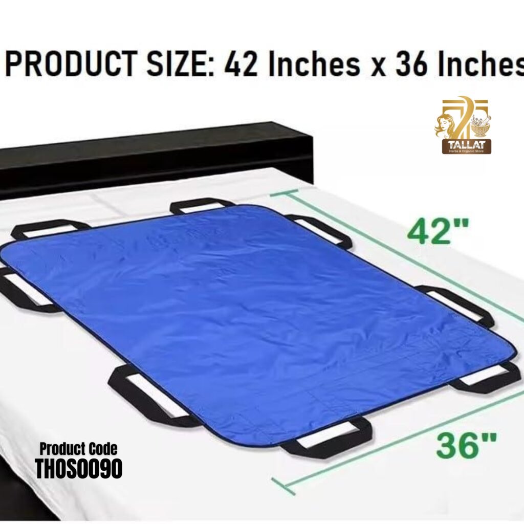 Positioning Bed Pad with Handles – Washable Patient Transfer Sheet for Bedridden Patients and Caregiving Support