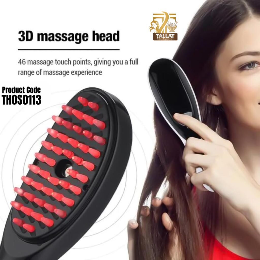 Steam Hair Comb 3D Massager – Ultrasonic Vibration Electric Massage Steam Hair Brush