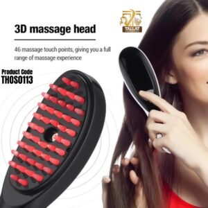 Steam Hair Comb 3D Massager – Ultrasonic Vibration Electric Massage Steam Hair Brush