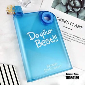 350ml Notebook Water Bottle – Transparent Portable BPA Free Sports Water Bottle