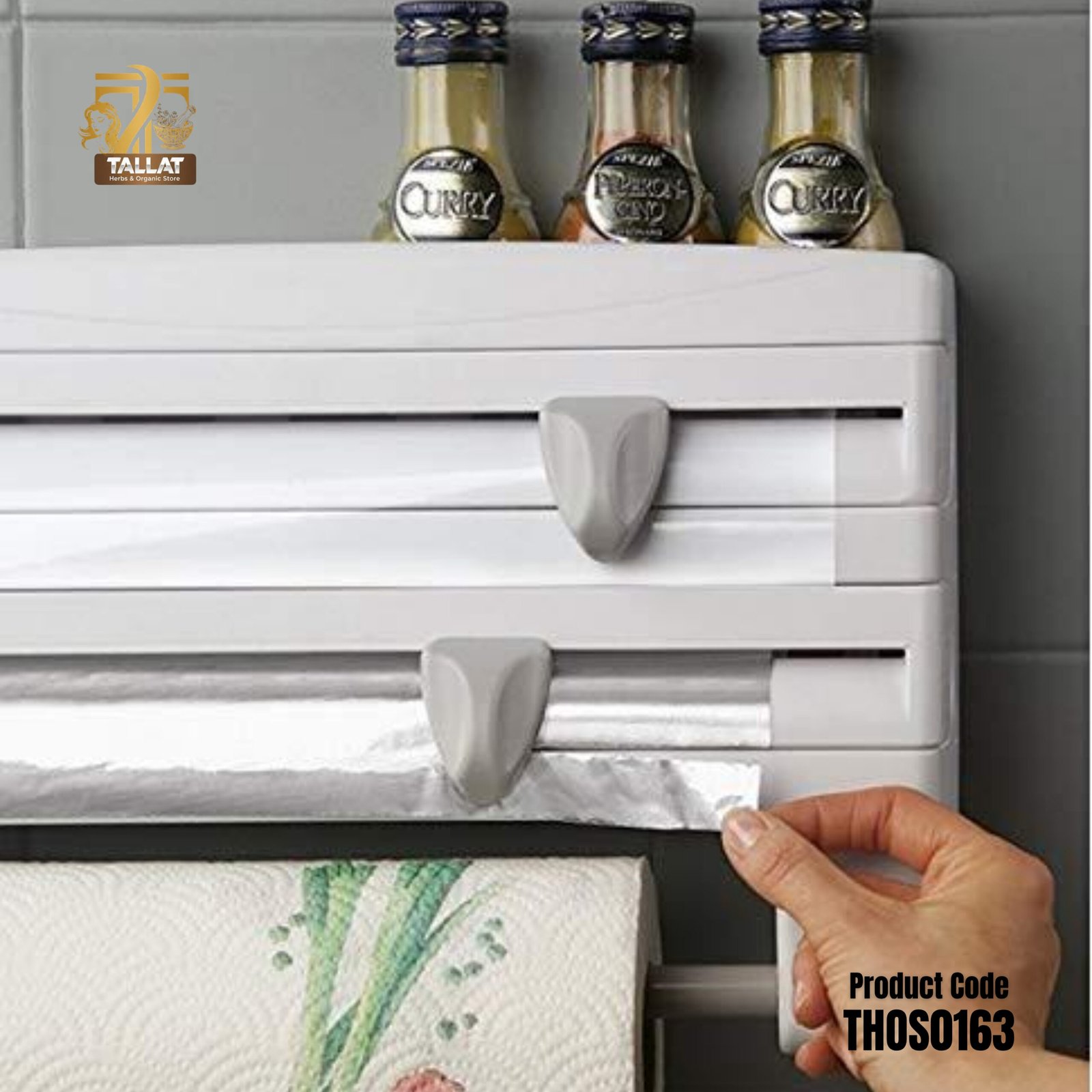4 in 1 Tissue Dispenser Holder – Towel Paper, Napkin, Tissue & Wrap Organizer - Image 2