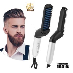 Beard Comb Hair Straightener for Men – Multifunctional Electric Hair & Beard Styling Brush