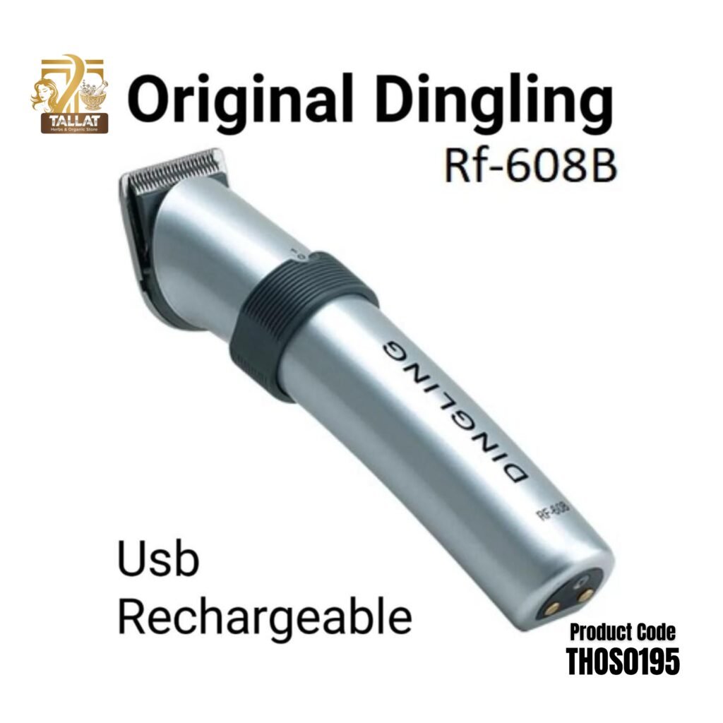 Dingling RF-608B Original Rechargeable Hair & Beard Trimmer with Charging Base