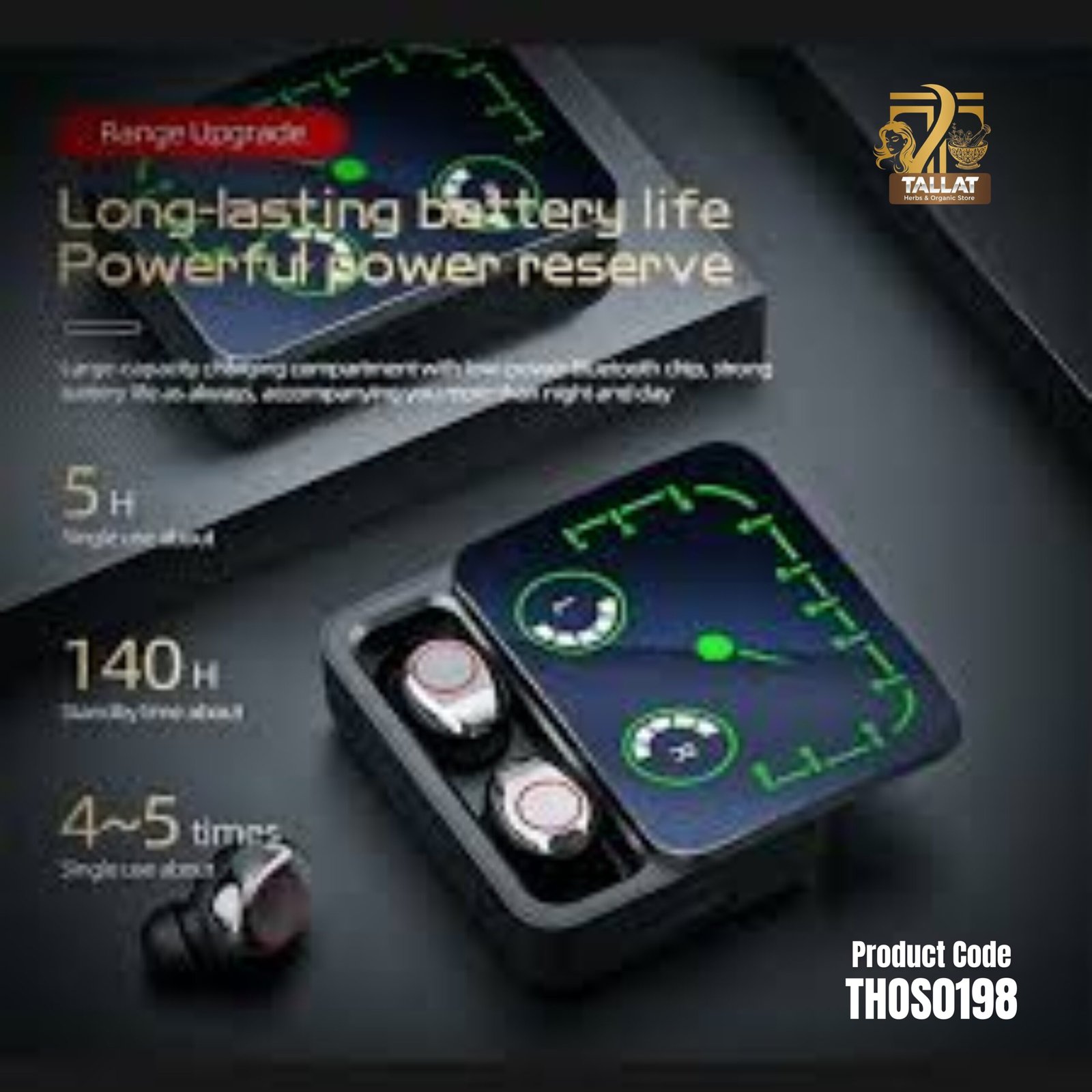 M90 Pro TWS Bluetooth 5.3 Wireless Earbuds with Touch Control & Charging Case - Image 2