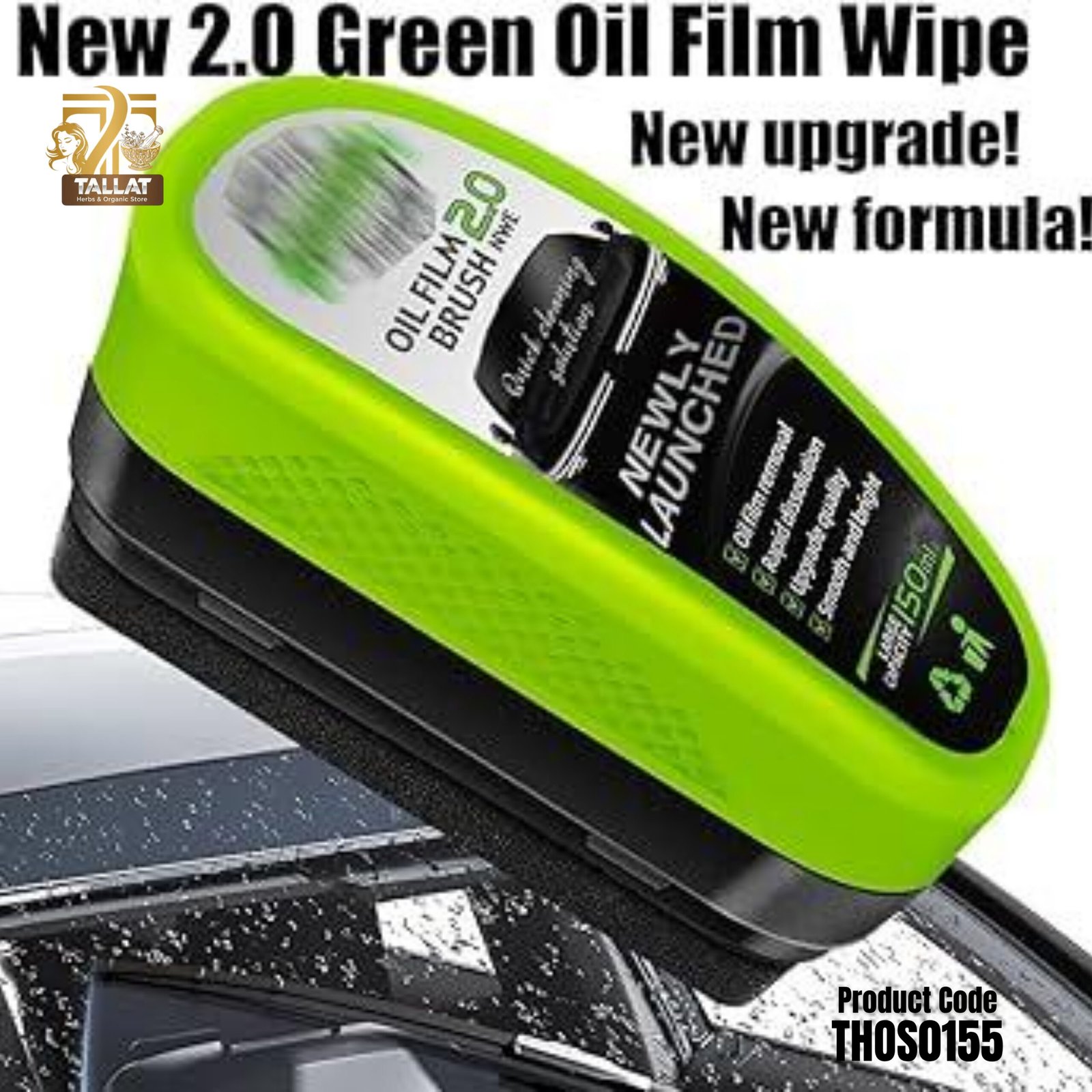 Oil Film Cleaning Brush – Car Windshield Glass Cleaner & Visual Effect Enhancer - Image 3