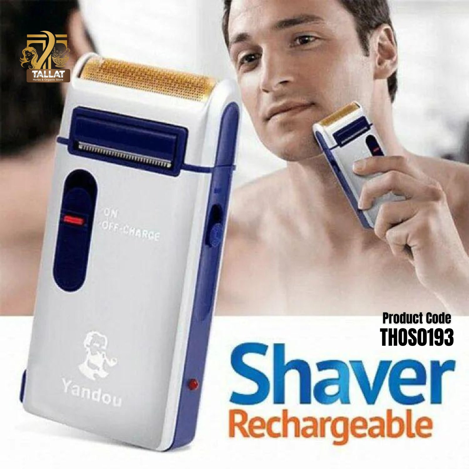 Rechargeable Shaver & Beard Trimmer Yandou SV-W301U – Portable Electric Razor for Men - Image 3