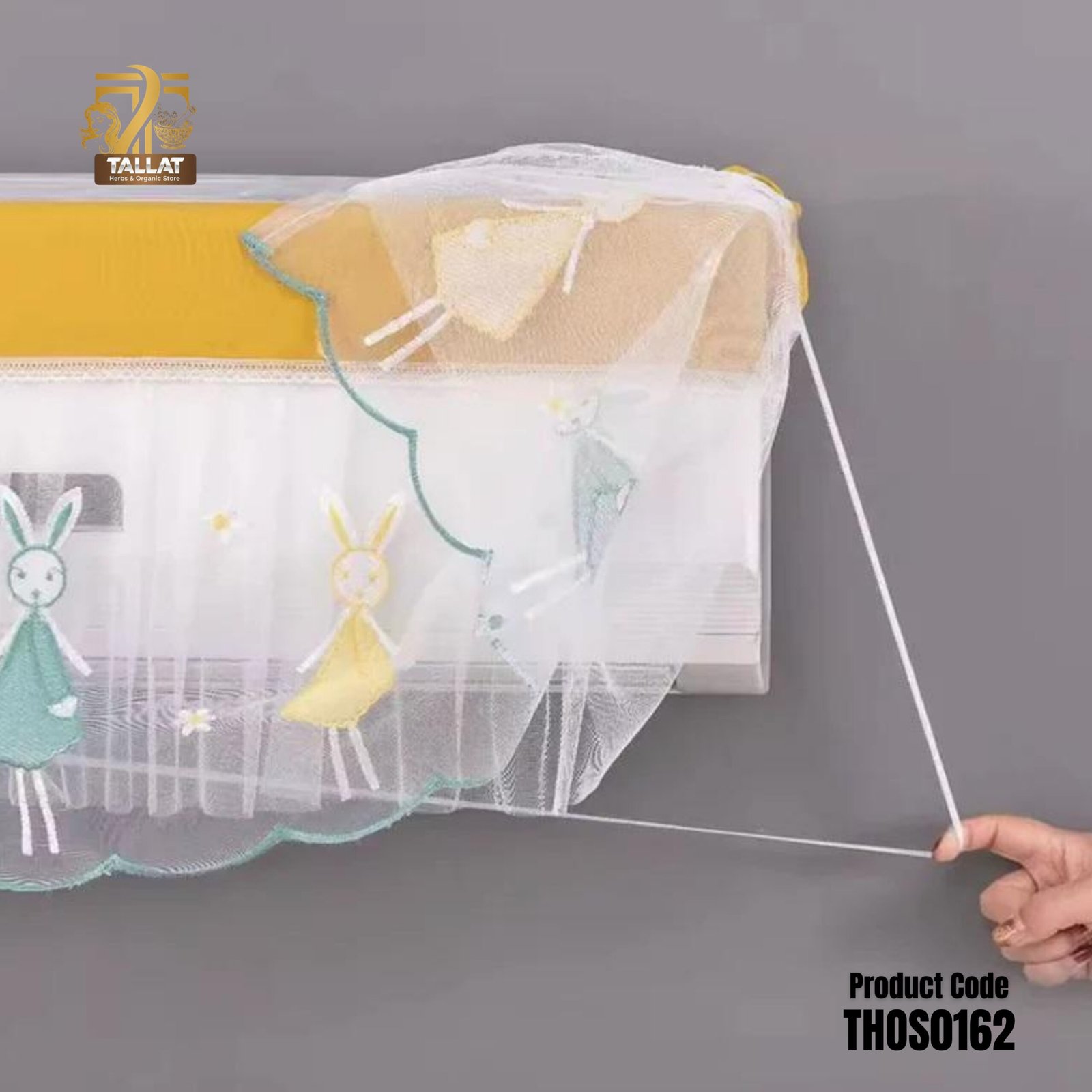 Transparent AC Cover for 1 Ton & 1.5 Ton AC – Double Layer Dust-Proof Waterproof Indoor Cover